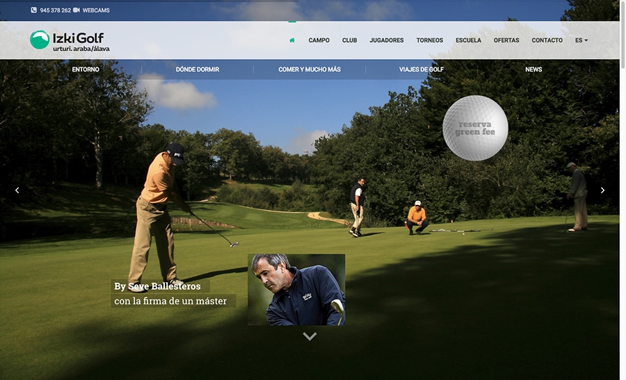 IZKIGOLF.EUS DISEÑO Y DESARROLLO WEB