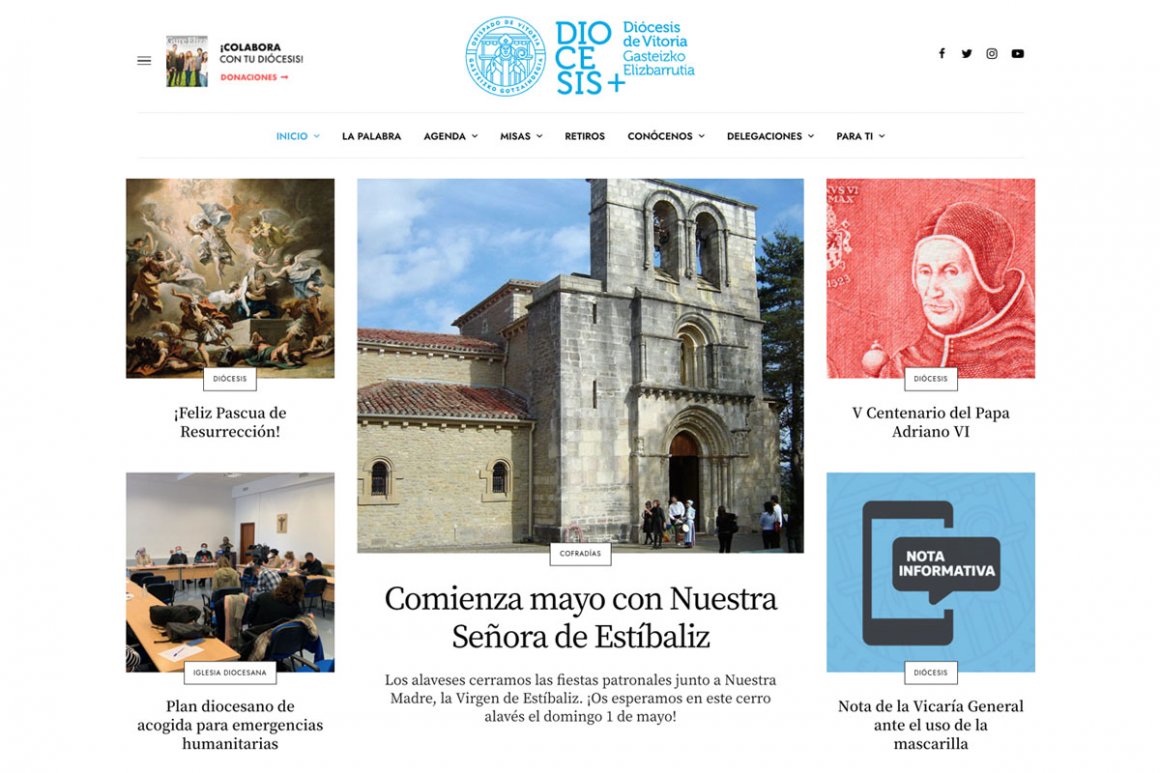 Página web Diócesis de Vitoria