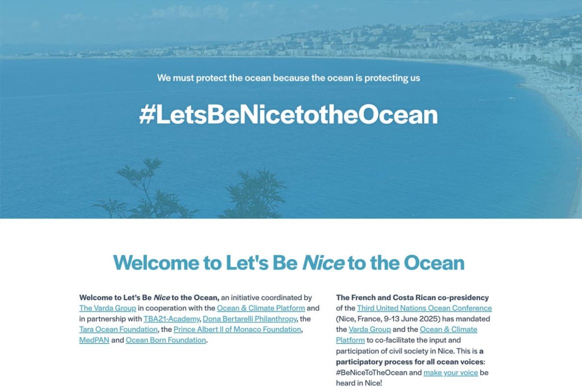 Web Let’s be Nice to the Ocean