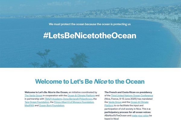 Web Let’s be Nice to the Ocean